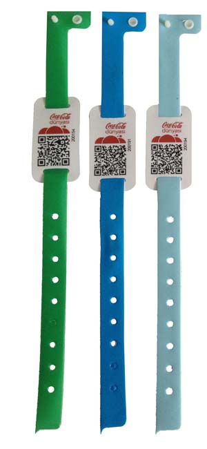 QR Kodlu / Barkodlu Beach Bilekliği